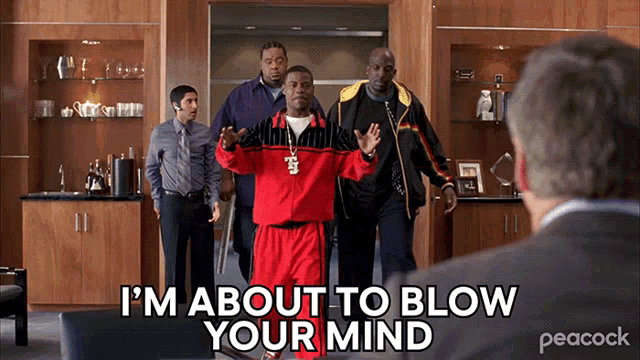 a peacock advertisement shows a man in a red tracksuit