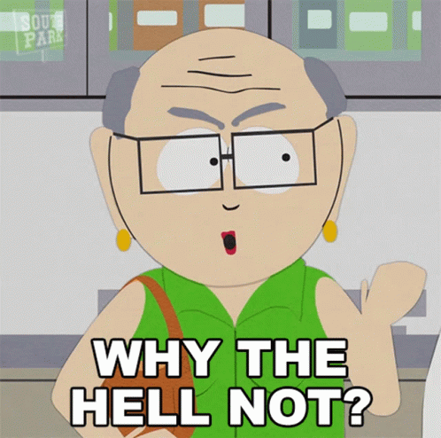 Why The Hell Not Janet Garrison GIF - Why The Hell Not Janet Garrison South Park GIFs