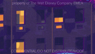 a confidential do not distribute / woof sign is displayed