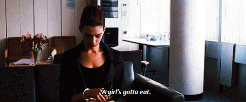Anne Hathaway A Girls Gotta Eat GIF - Anne Hathaway A Girls Gotta Eat GIFs