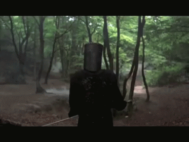 None Shall Pass GIF - Monty Python And The Holy Grail Eyes Spike GIFs