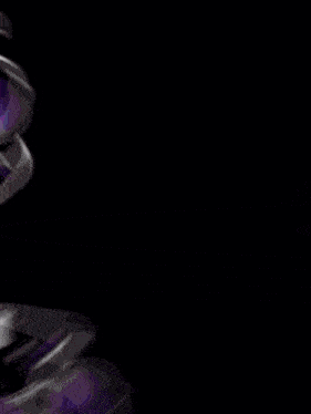 a purple and white logo with the number 3
