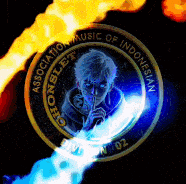 a coin that says association music of indonesian division 02