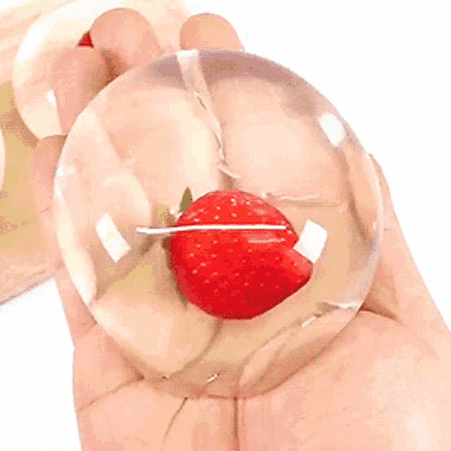 Angai313 Strawberry Bubble GIF - Angai313 Strawberry Bubble Cute Gif GIFs