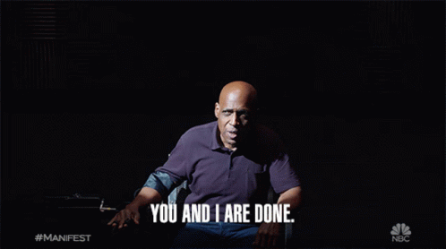 You And I Are Done Robert Vance GIF - You And I Are Done Robert Vance Manifest GIFs