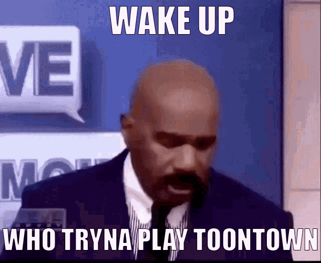 Toontown Wake Up GIF - Toontown Wake Up Steve Harvey GIFs