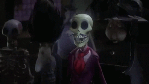 Corpse Bride Halloween Skeleton Surprise Shock Scary GIF - Corpse Bride Halloween Skeleton Surprise Shock Scary GIFs
