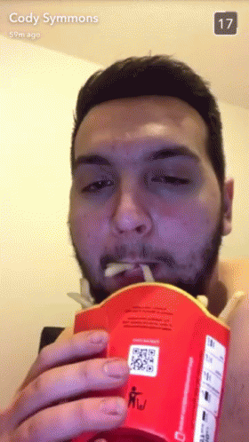 Fries Eating GIF - Fries Eating Sexy GIFs