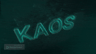 the letters a and o are glowing in the dark and are presented by renderforest