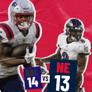 New England Patriots (13) Vs. Baltimore Ravens (14) Half-time Break GIF - Nfl National Football League Football League GIFs