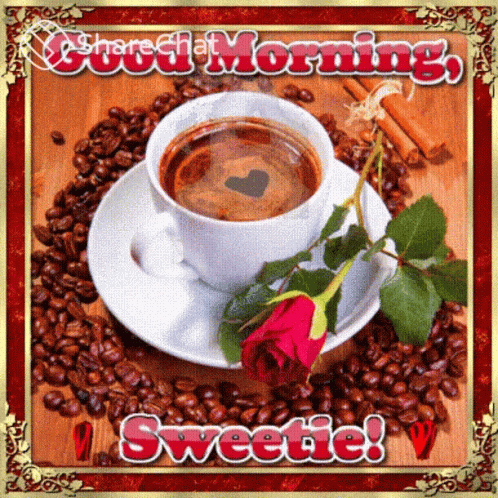 Coffee Cinnamon Stick GIF - Coffee Cinnamon Stick Good Morning Sweetie GIFs