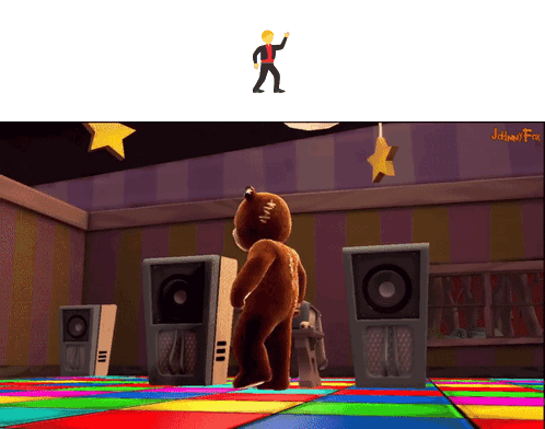 Naughty Bear Naughty Bear Dance GIF - Naughty Bear Naughty Bear Dance Love 7 Server GIFs