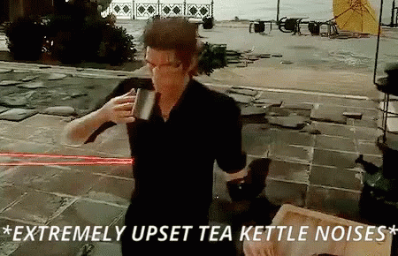 Upset Tea Kettle Noises Ignis GIF - Upset Tea Kettle Noises Ignis Scientia GIFs