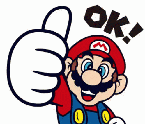 Ok Mario GIF - Ok Mario Thumbs Up GIFs