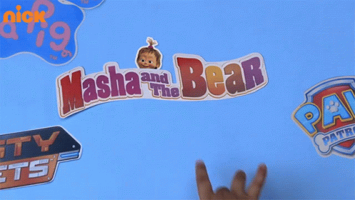 Masha And The Bear Nickelodeon India GIF - Masha And The Bear Nickelodeon India Pakadne Ke Liye Jana GIFs