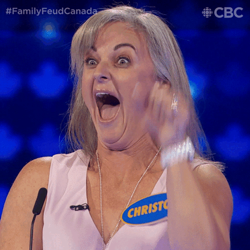 Hooray Christon GIF - Hooray Christon Family Feud Canada GIFs