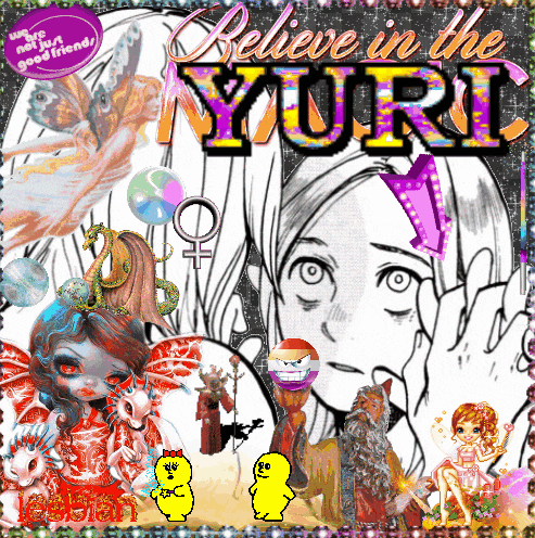 a poster that says believe in the nyuri on it