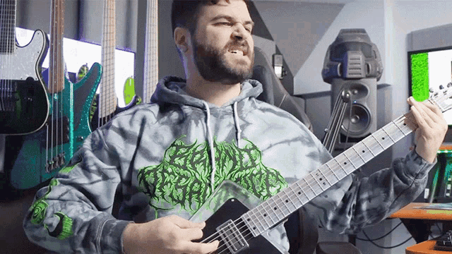 Playing The Guitar Andrew Baena GIF