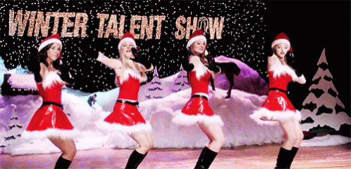 Talent Show Santa Baby GIF - Talent Show Santa Baby Mean Girls GIFs