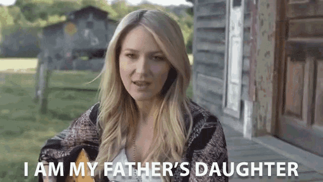 I Am My Fathers Daughter Daughter GIF - I Am My Fathers Daughter Daughter Playing Acoustic Guitar GIFs