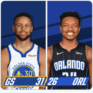 golden state warriors player stephen curry and orlando magic player james harden