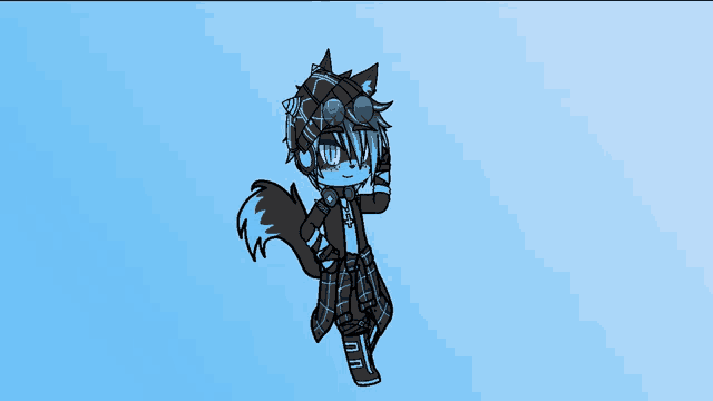 a drawing of a wolf wearing sunglasses and a jacket