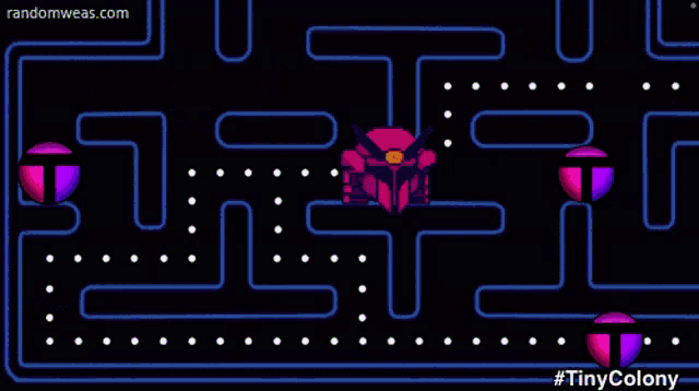 a maze with the words game over on the bottom
