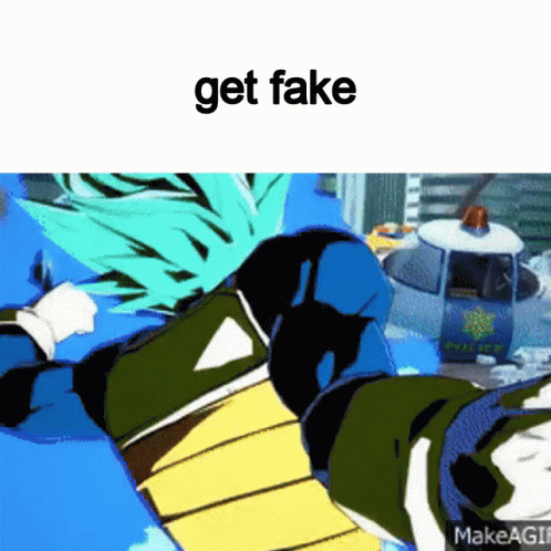 Get Fake Vegeta GIF