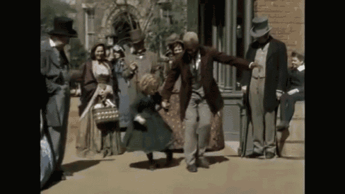 Fast Paced Tap Dancing Shirley Temple And Bojangles Robinson GIF - Dance Happy Tap GIFs