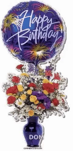 Flowers For Your Birthday Happy Birthday GIF