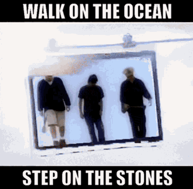 Toad The Wet Sprocket Walk On The Ocean GIF - Toad The Wet Sprocket Walk On The Ocean Step On The Stones GIFs
