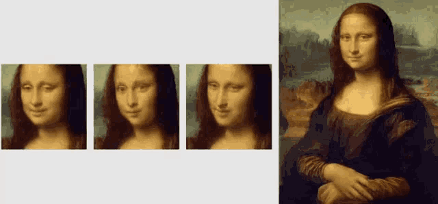 exemplo de um deepfake feito com o quadro da Monalisa
