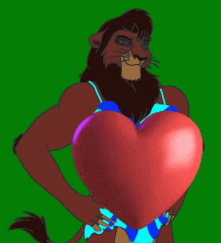 Kovu Heart GIF - Kovu Heart Bikini GIFs