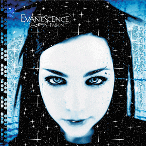 evanescence fallen album cover with a woman 's face