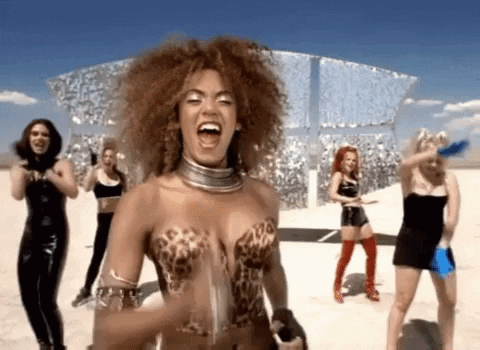 Punching Punching-the-air GIF - Punching Punching-the-air The-spice-girls GIFs