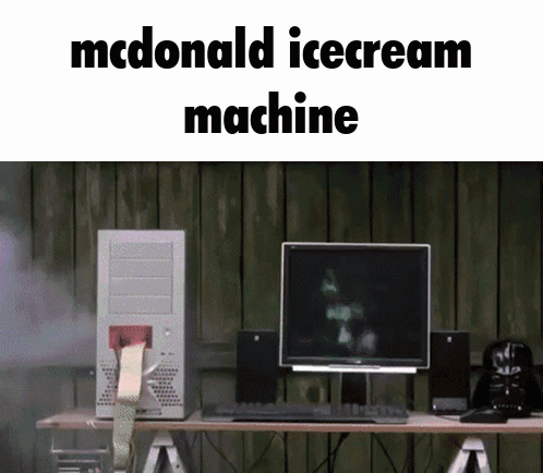 Mcdonald'S Ice Cream GIF - Mcdonald'S Ice Cream Ice Cream Machine GIFs
