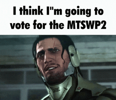 a picture of a man with a helmet on says i think i 'm going to vote for the mtswp2