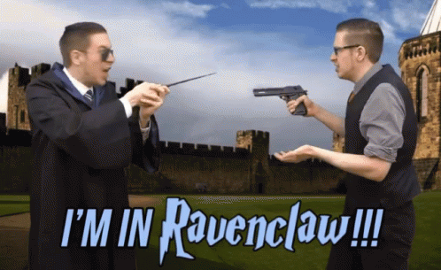 Ravenclaw Im In Ravenclaw GIF - Ravenclaw Im In Ravenclaw Smart GIFs