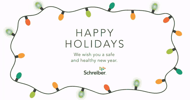 a greeting card that says happy holidays