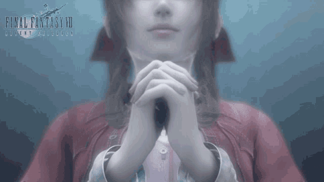 Praying Aerith Gainsborough GIF - Praying Aerith Gainsborough Final Fantasy7advent Children GIFs