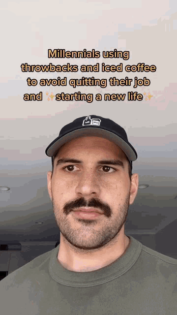 Using Throwbacks And Iced Coffee To Avoid Quitting Their Job Rod Thill GIF - Using Throwbacks And Iced Coffee To Avoid Quitting Their Job Rod Thill Millennials Doing Anything To Avoid Quitting Their Job GIFs