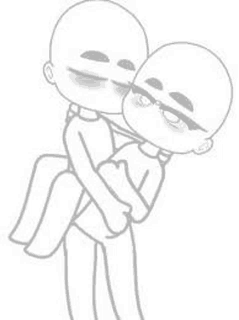 a couple of people are holding each other in their arms .