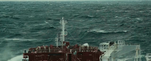 Oil Rig Crashing Waves GIF - Oil Rig Crashing Waves Ocean GIFs