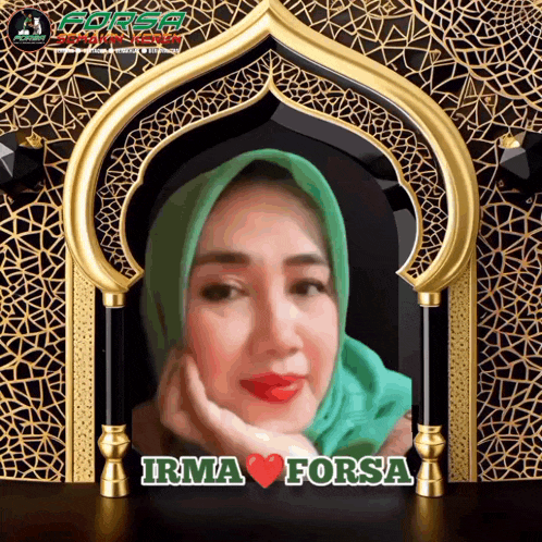 a picture of a woman with the name irma forsa above her