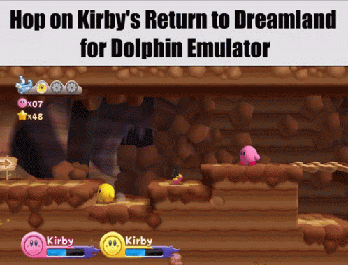 Kirby Kirbys Return To Dreamland GIF - Kirby Kirbys Return To Dreamland Dolphin Emulator GIFs