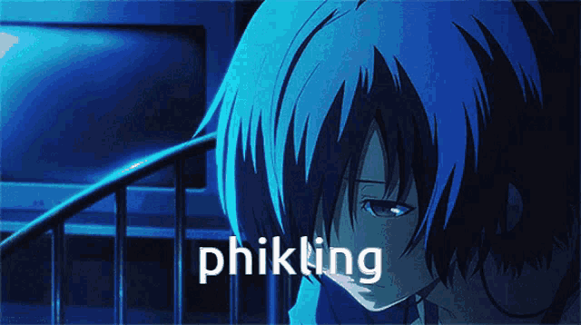a picture of a girl with the word phikling written on it