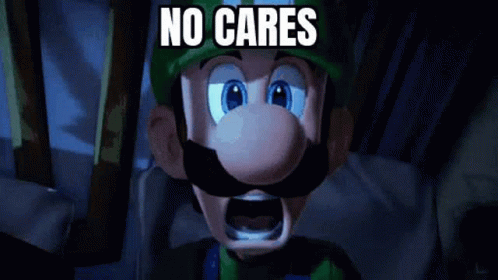 No Cares Luigi GIF - No Cares Luigi Mansion GIFs