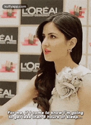 L'Orealeall'Orealfor Me, If I çome To Know 'M Goingto Get Less Than 8 Hours Of Sleep....Gif GIF