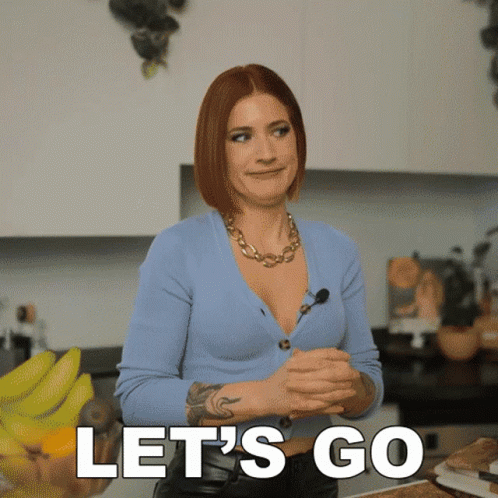 Lets Go Candice Hutchings GIF - Lets Go Candice Hutchings Edgy Veg GIFs