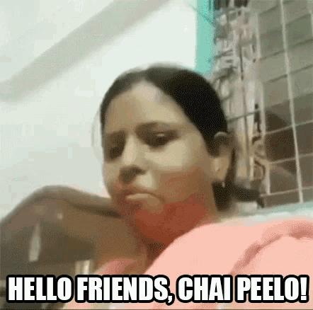 Hello Friends Chai Peelo GIF - Hello Friends Chai Peelo Pi Lo GIFs